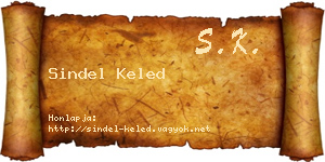 Sindel Keled névjegykártya